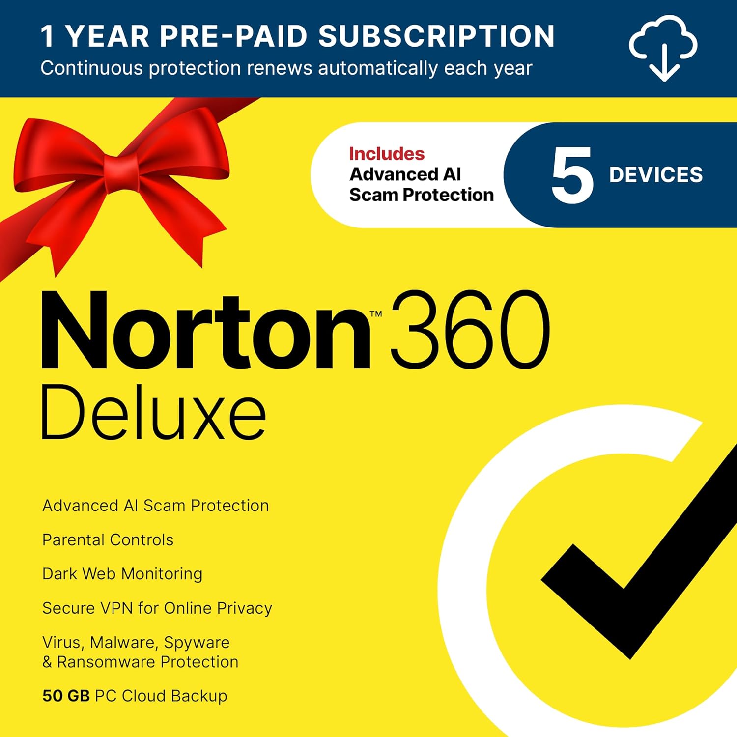 Norton 360 Deluxe 2026 - Antivirus & Internet Security