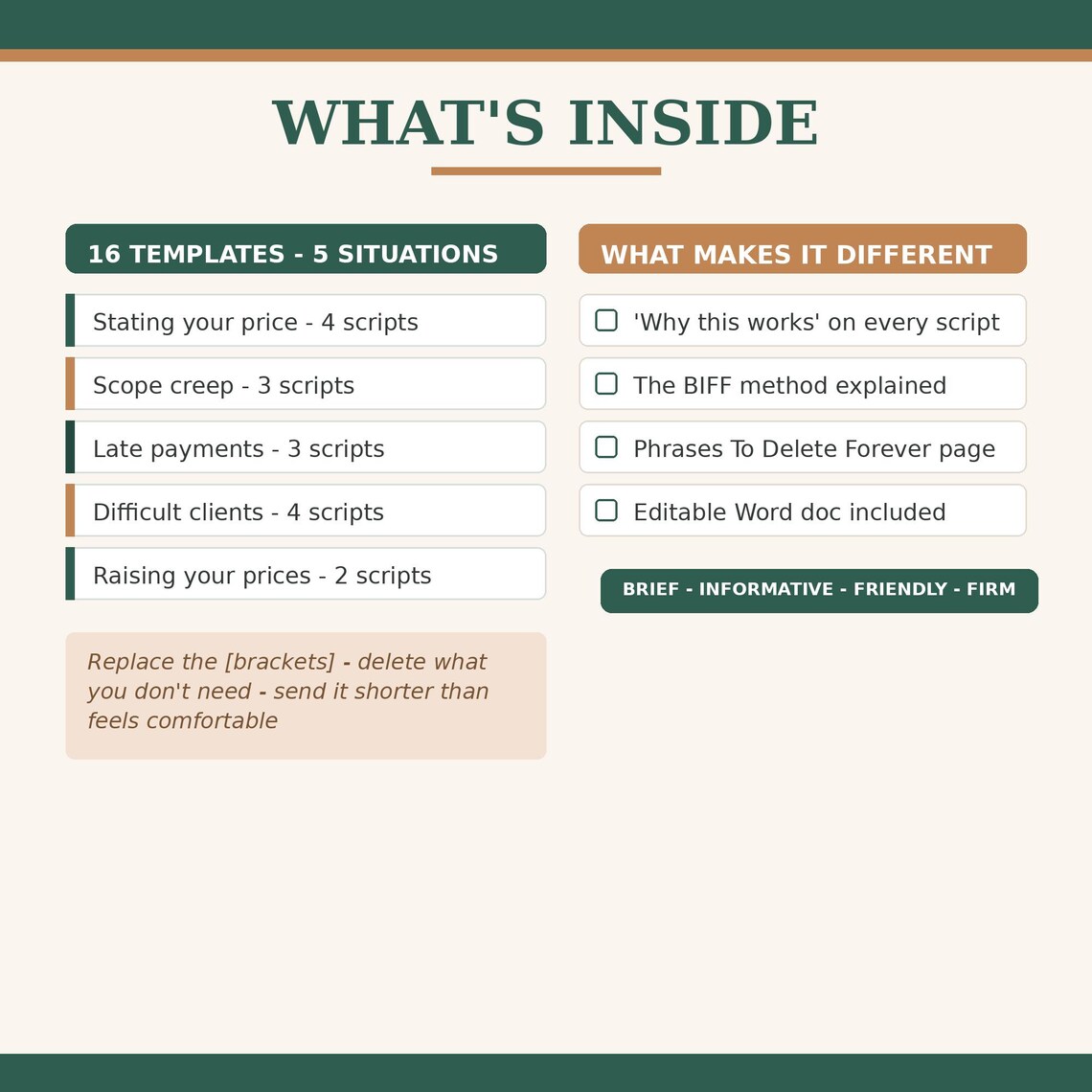 Freelance Email Templates for Women — printable planner on Etsy