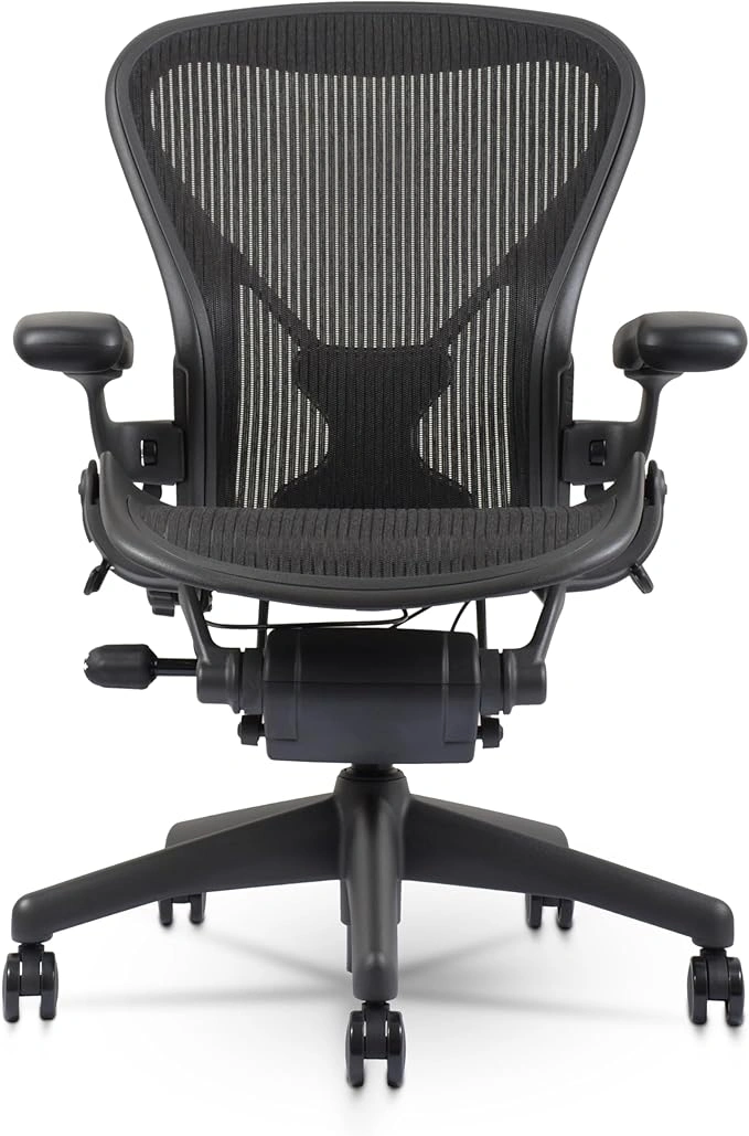 Herman Miller Aeron Ergonomic Office Chair - Best Ergonomic Chair for Long Work Sessions