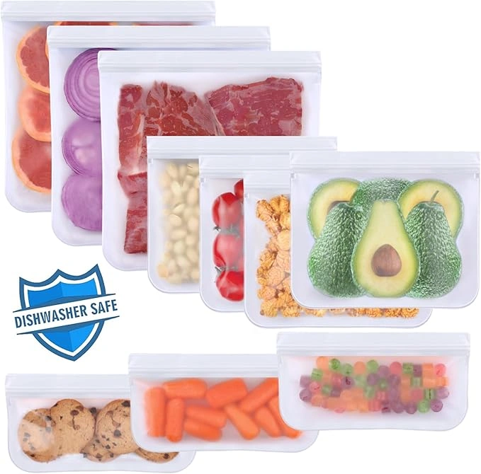 Dishwasher Safe Food Storage Bags - Complete Set
