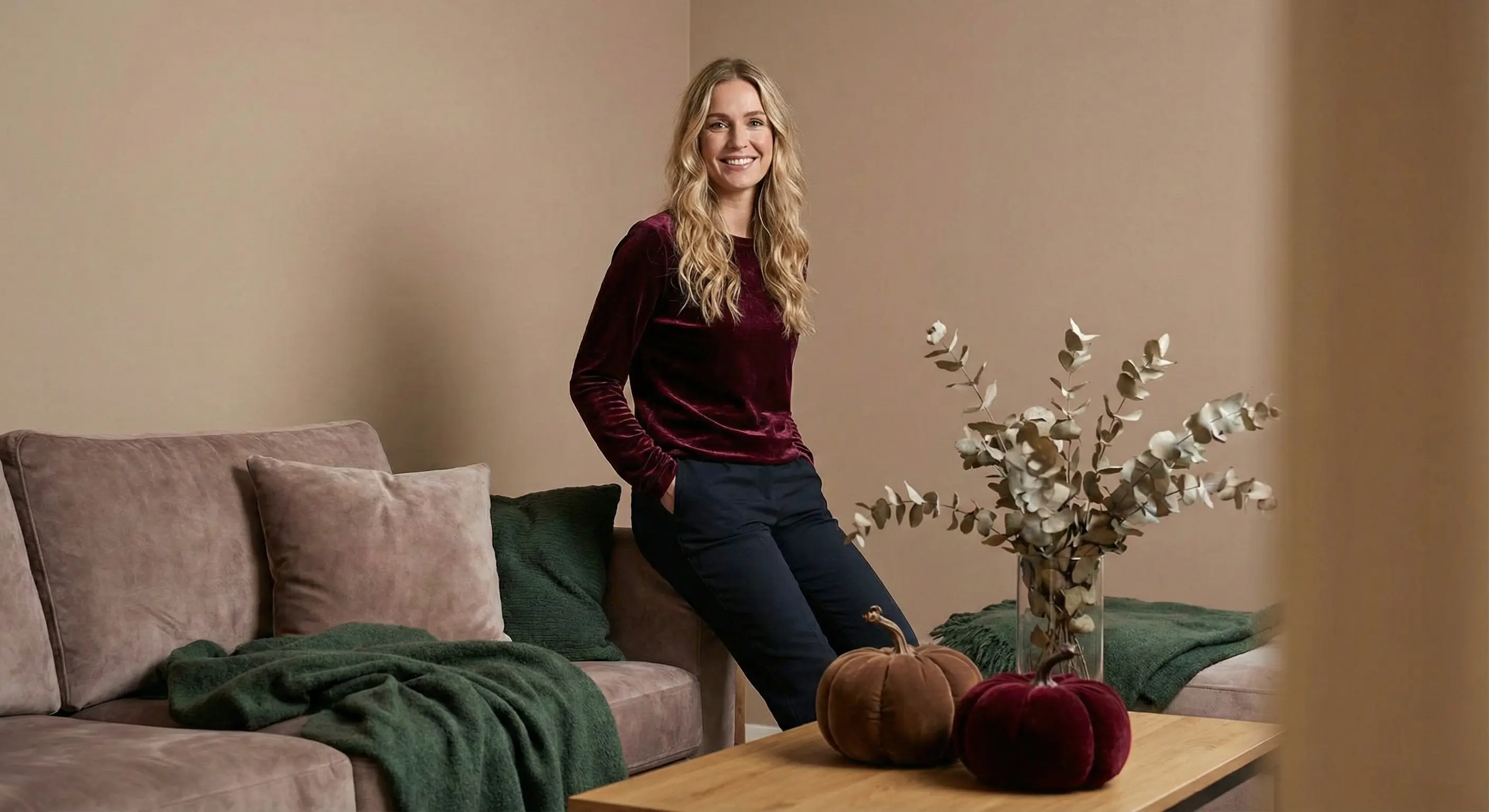 The Best Seasonal Decor in Brown, Burgundy, and Green: Expert Picks